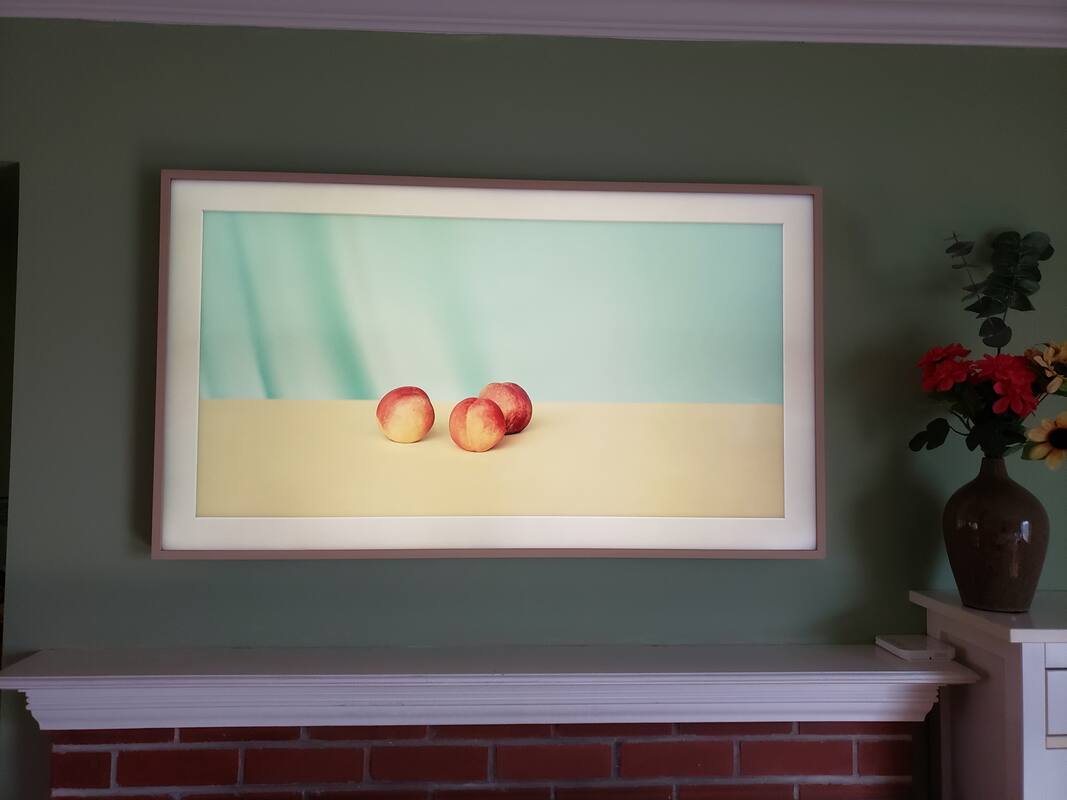 Samsung Frame TV installed